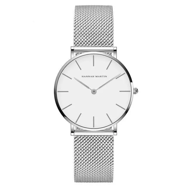 Japan Quartz Movement Stainless Steel Watch For Women