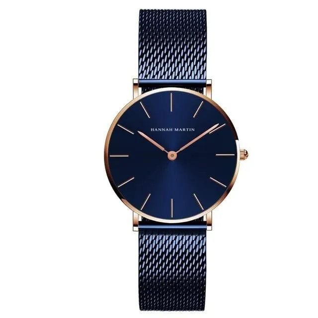 Japan Quartz Movement Stainless Steel Watch For Women