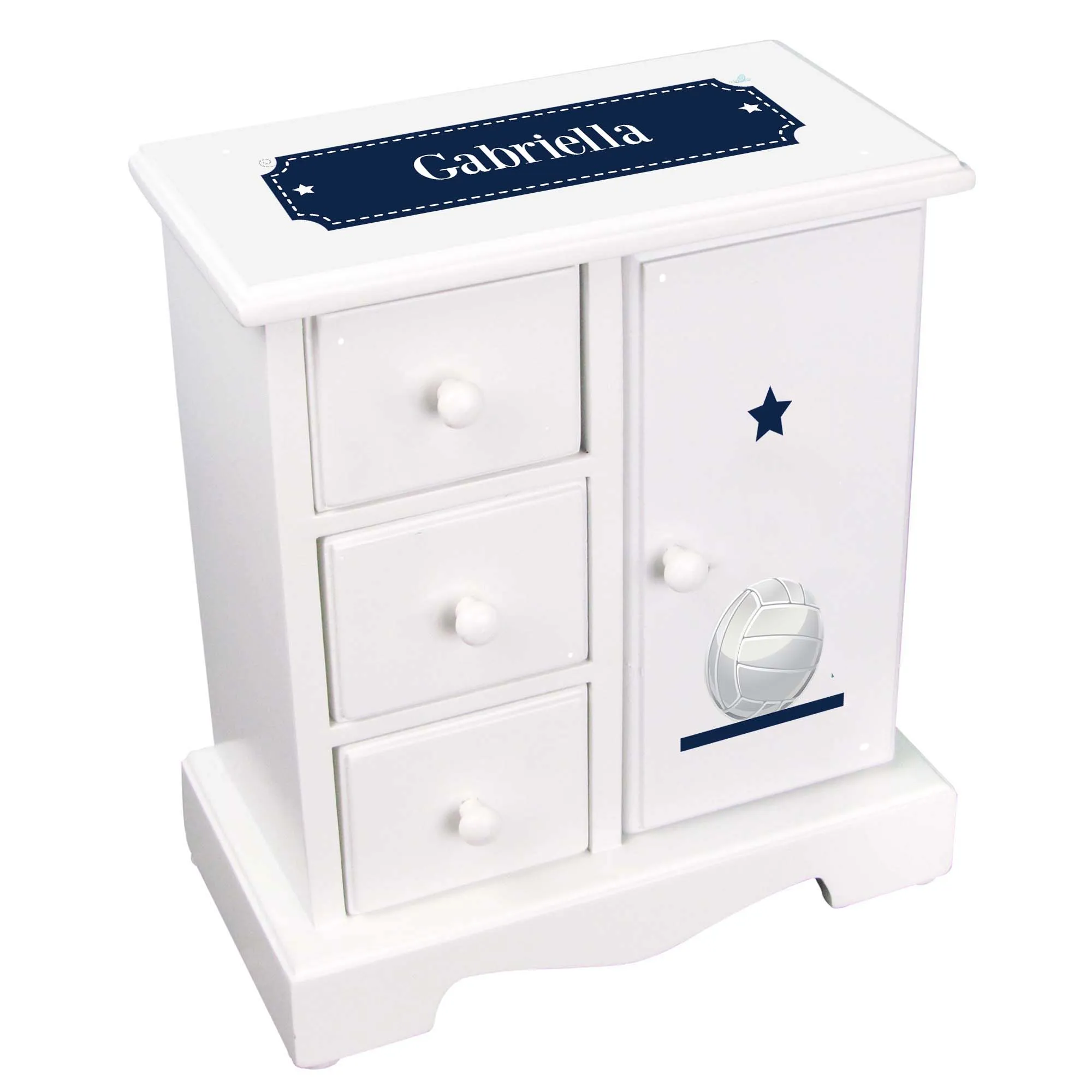 Jewelry Armoire - Volleyball