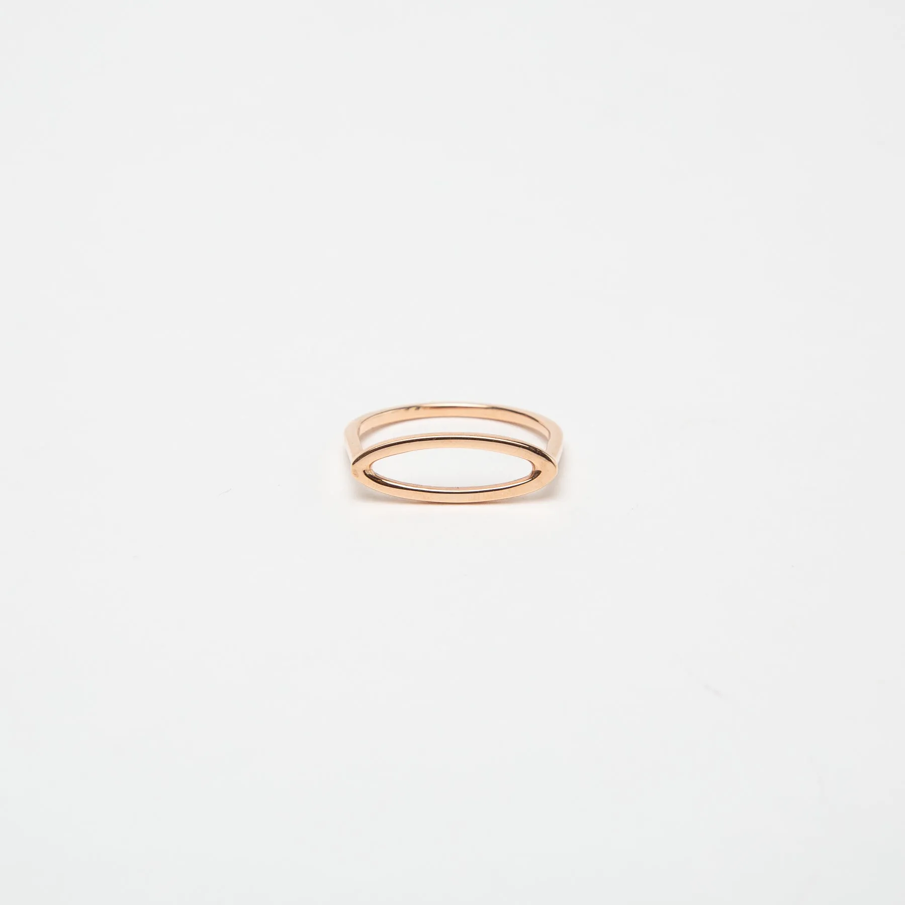 KWIT | 14K GOLD LETTER O RING