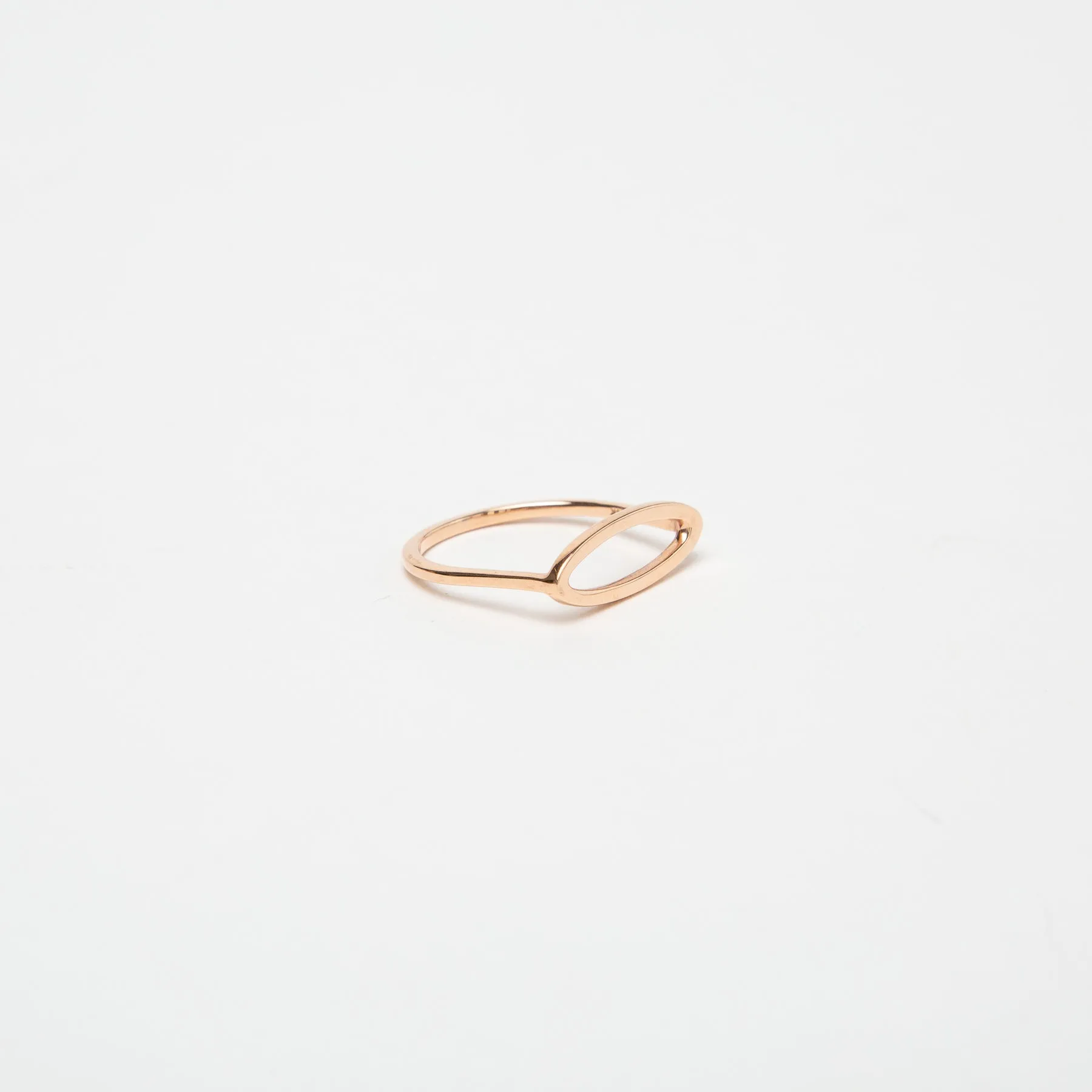 KWIT | 14K GOLD LETTER O RING