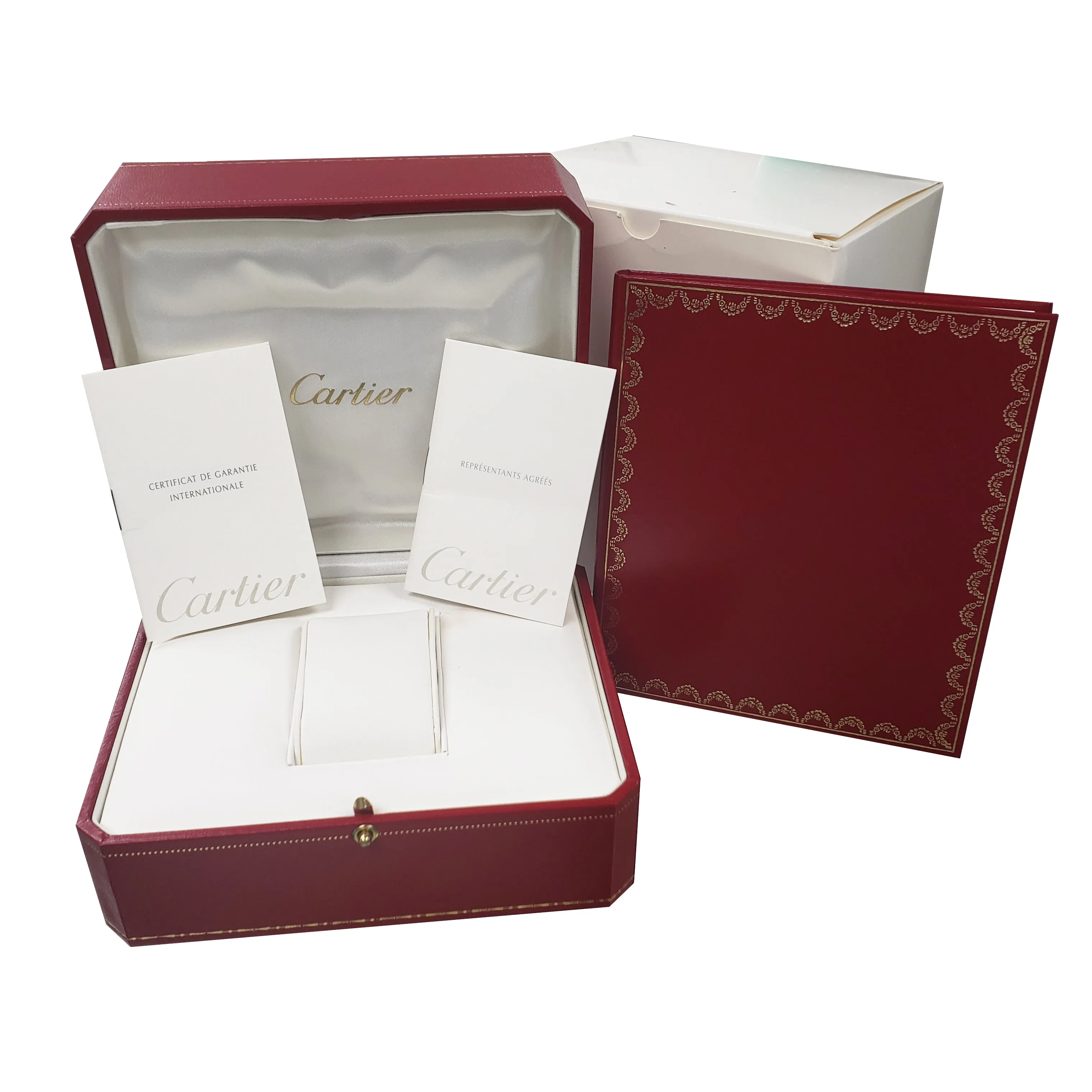 Ladies Cartier Tank Francaise Midsize 2465 Stainless Roman Quartz Date W51011Q3