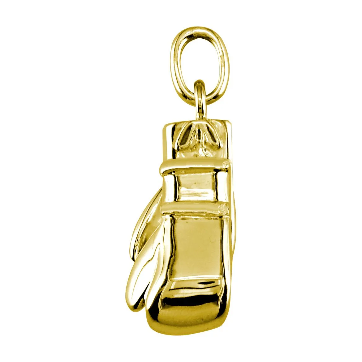 Large Boxing Gloves Charm, 1.25 Inches # 4899 in 14K yellow gold
