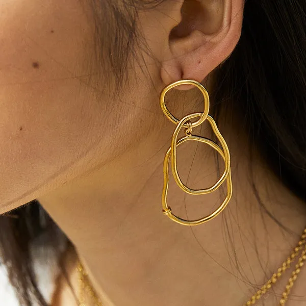 large earrings Victoire