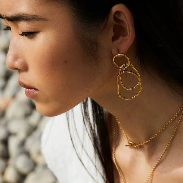 large earrings Victoire