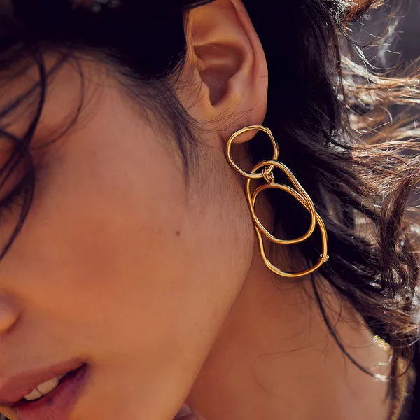 large earrings Victoire