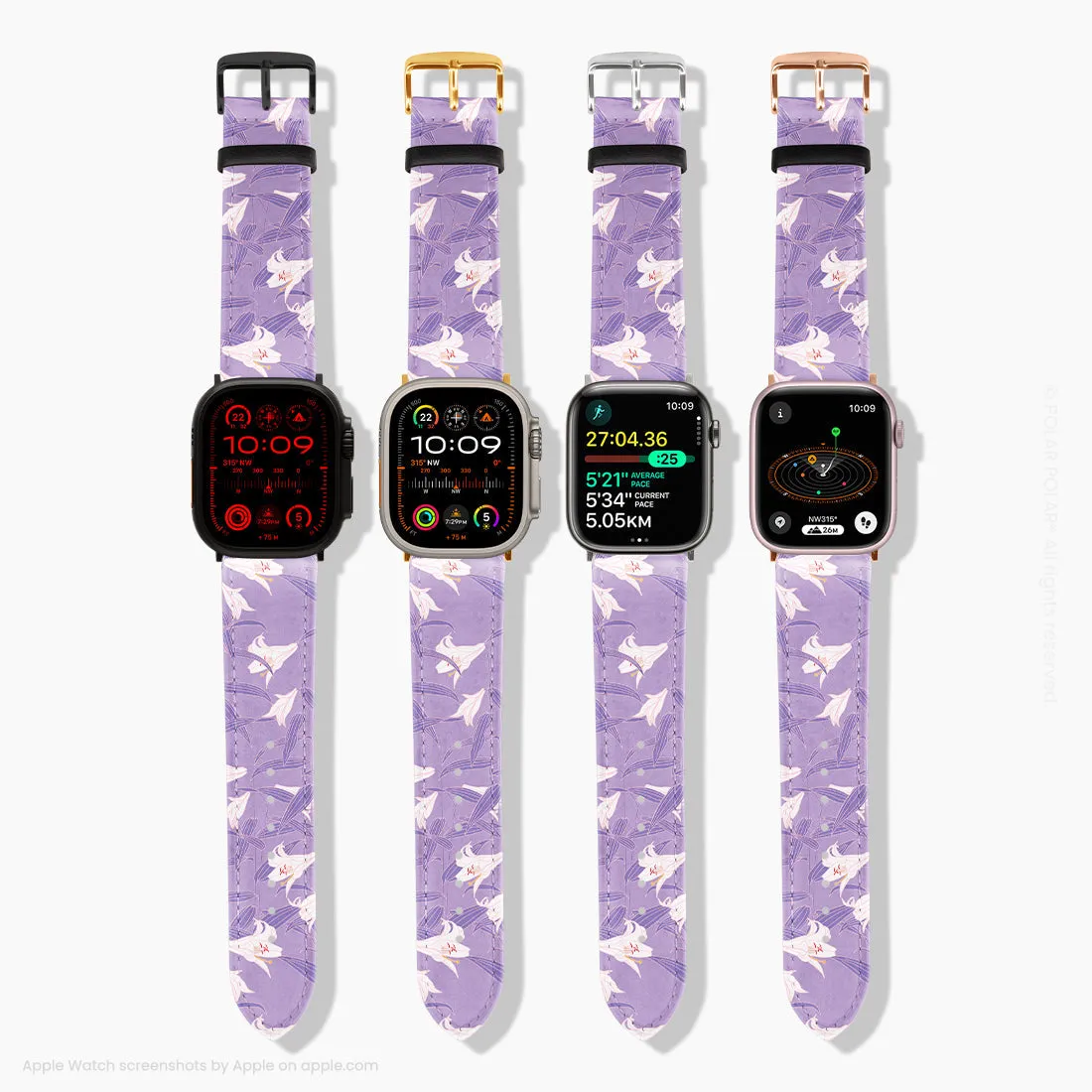 Lavender Lily - Apple Watch Band
