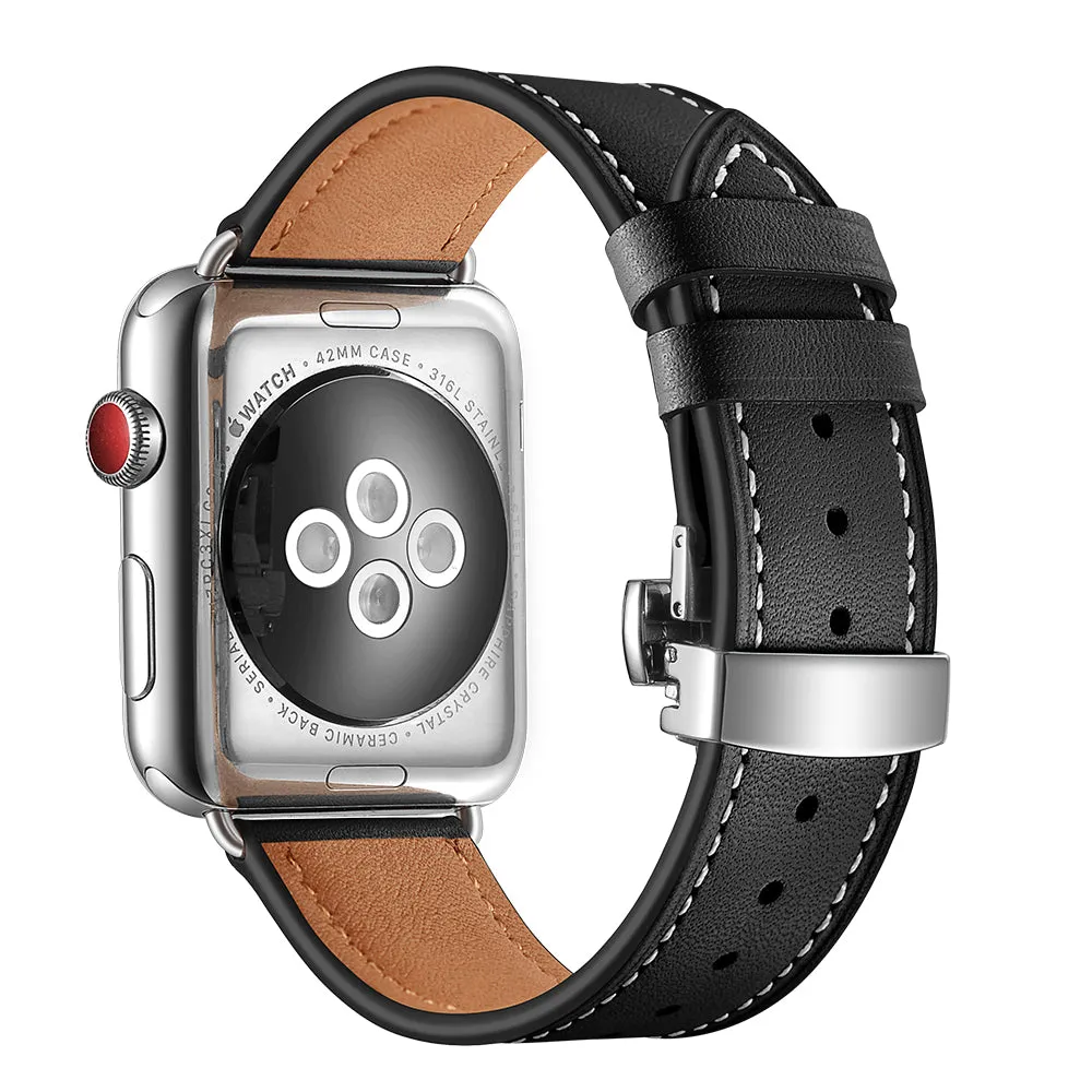 Leather Deployant Band