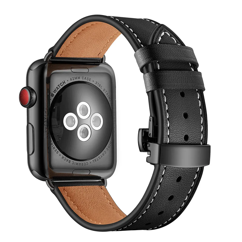 Leather Deployant Band