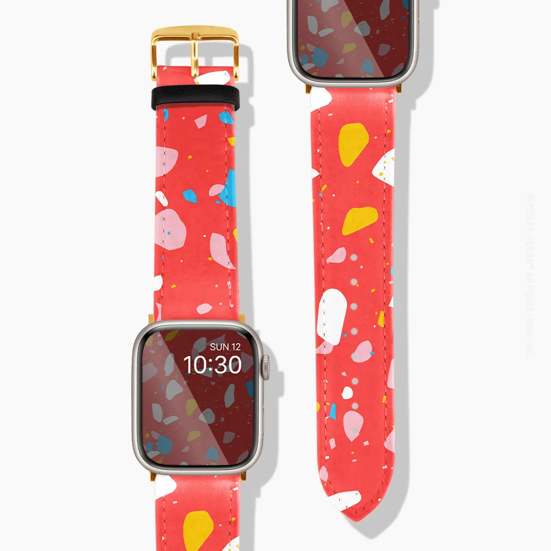 Living Coral Terrazzo - Apple Watch Band