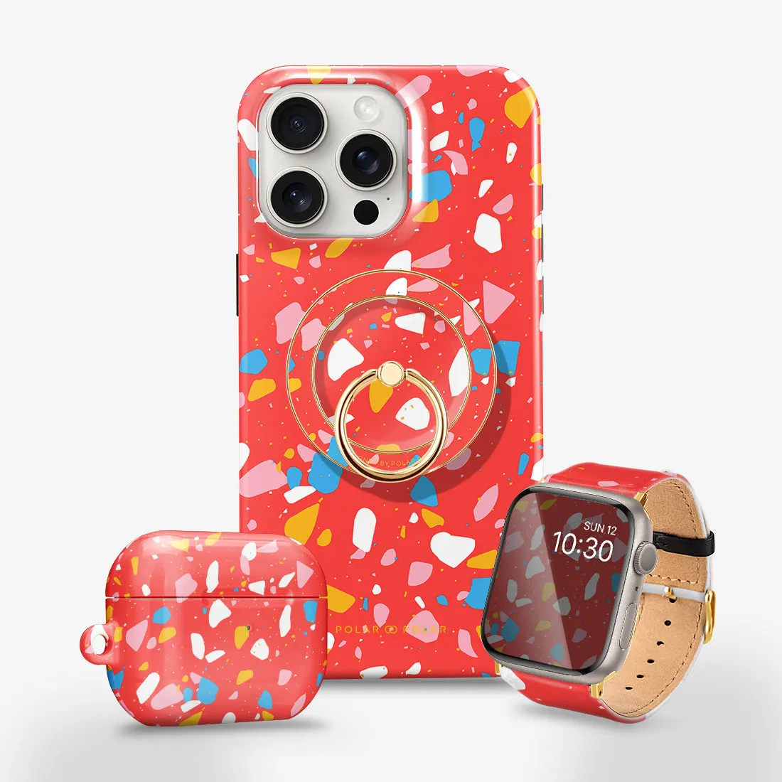 Living Coral Terrazzo - Apple Watch Band