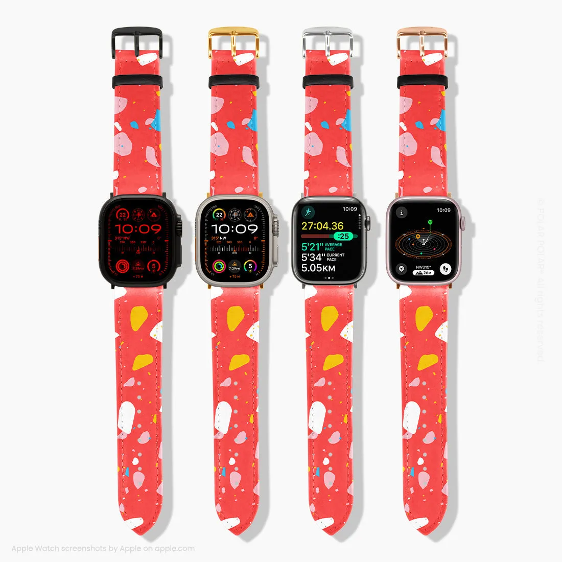 Living Coral Terrazzo - Apple Watch Band