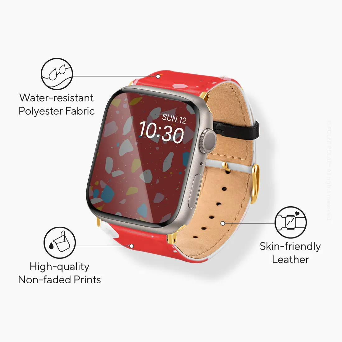 Living Coral Terrazzo - Apple Watch Band