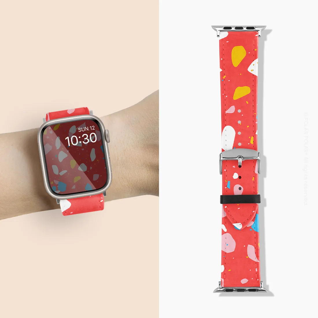 Living Coral Terrazzo - Apple Watch Band