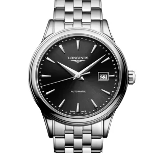Longines Flagship 30mm Automatic Black Dial Stainless Steel Watch L43744596