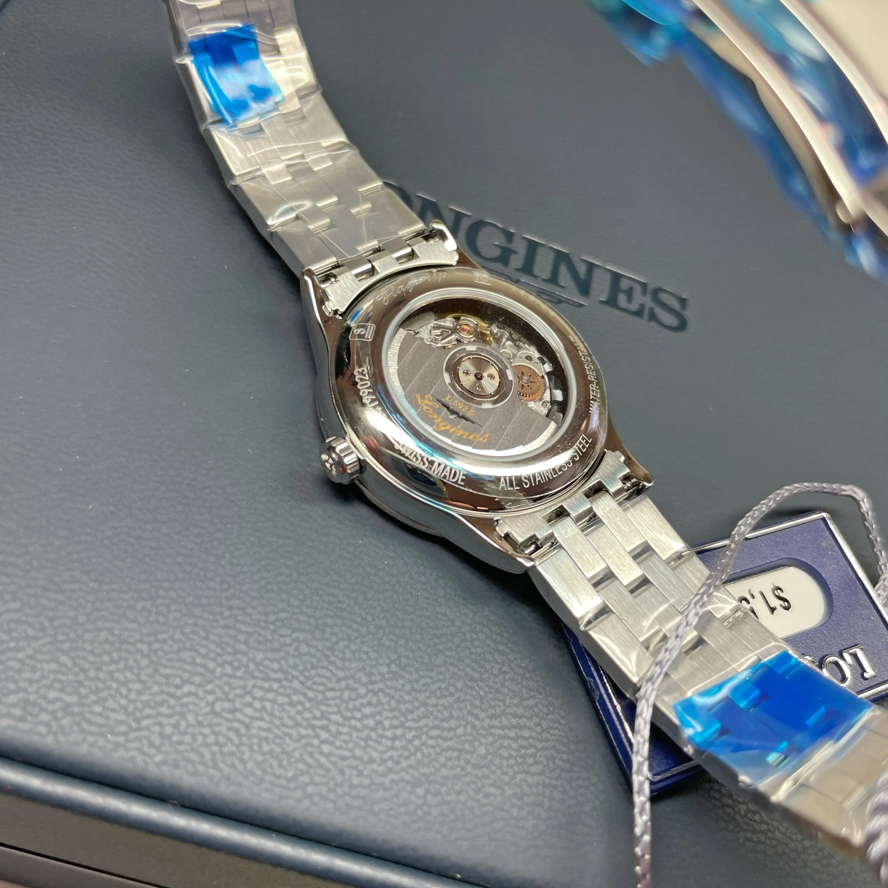 Longines Flagship 30mm Automatic Black Dial Stainless Steel Watch L43744596