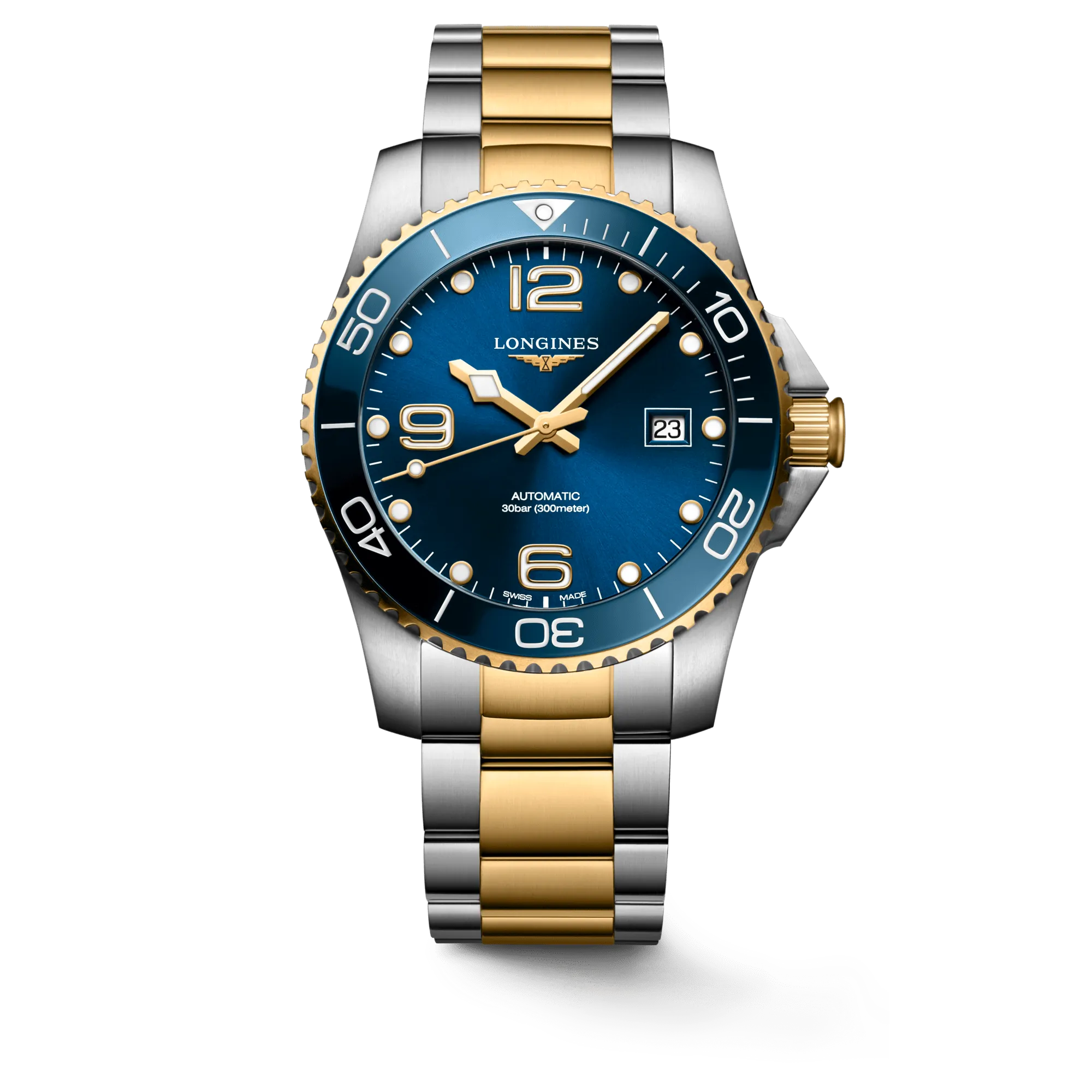 Longines HydroConquest 41mm Blue-Gold Steel Men's Watch L37813967