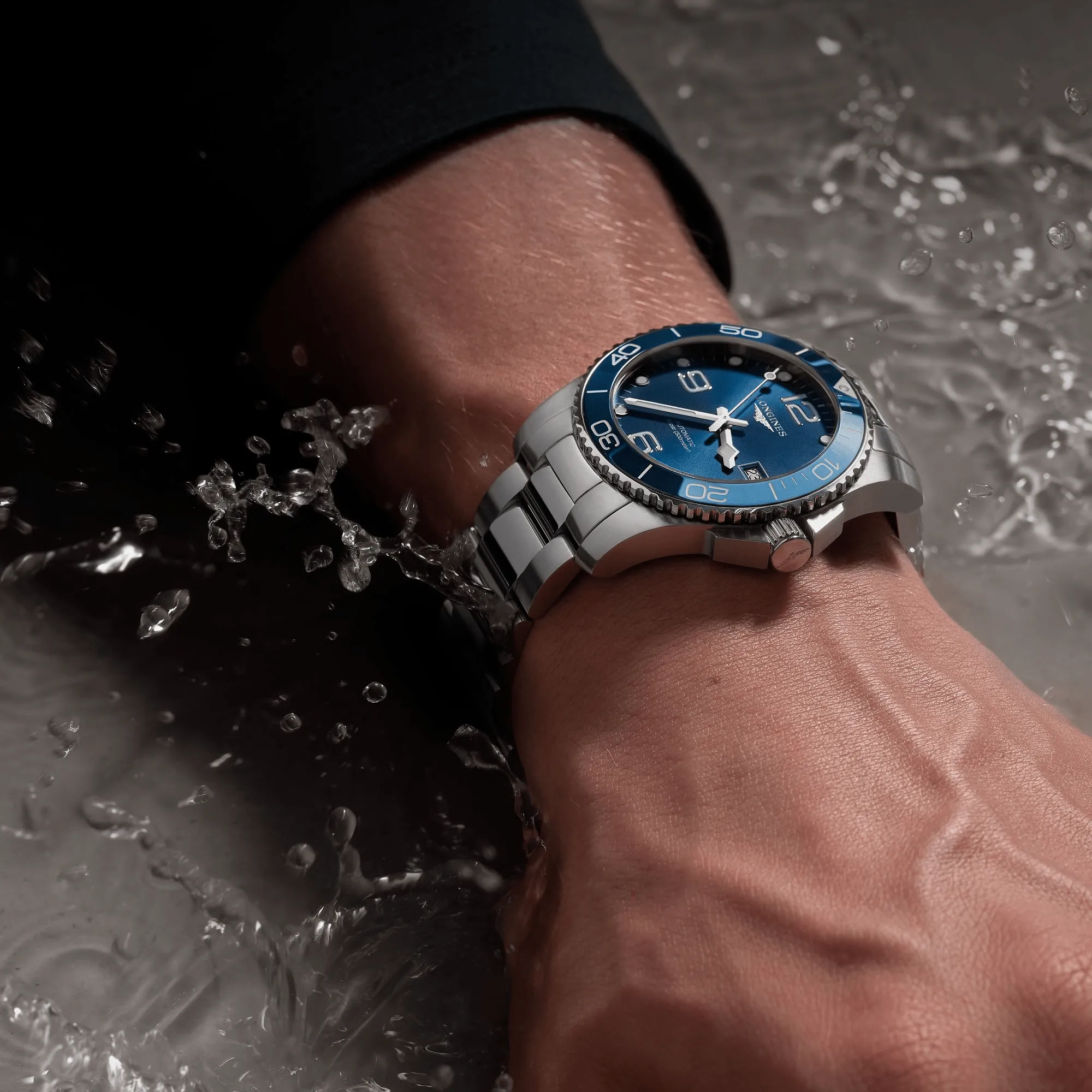Longines HydroConquest 43mm Blue Dial Stainless Steel Men's Watch L37824966
