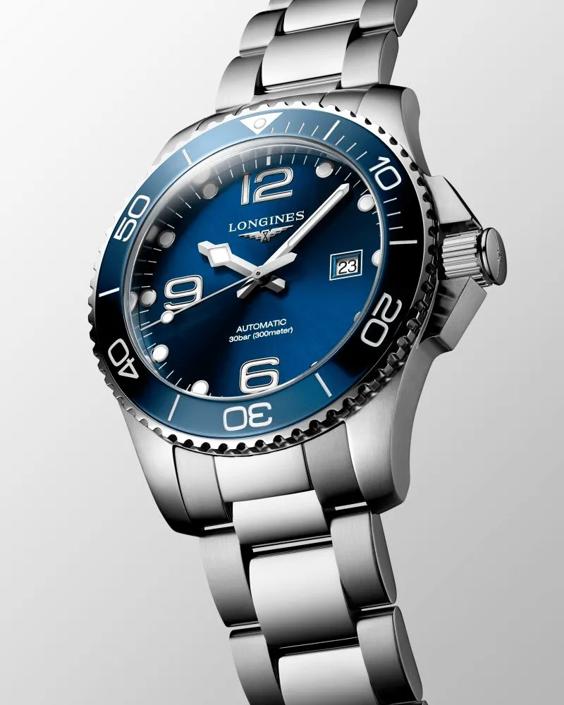 Longines HydroConquest 43mm Blue Dial Stainless Steel Men's Watch L37824966