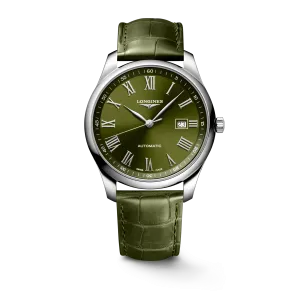 Longines Master Collection 42mm Green Strap Men's Watch L28934092