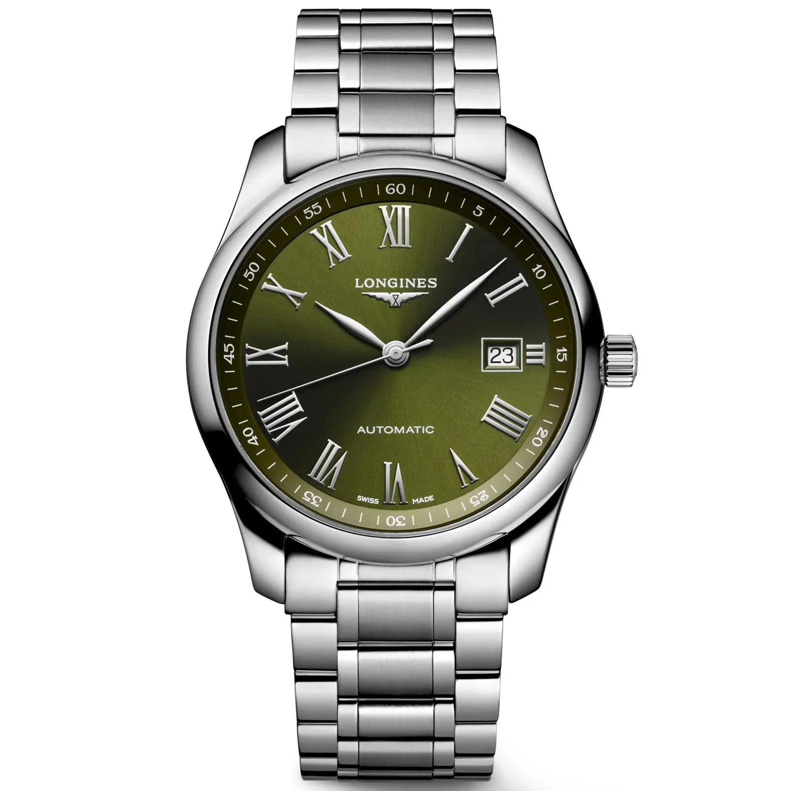 LONGINES MASTER COLLECTION CLAUS 40MM Automatic Green Steel L2.793.4.09.6