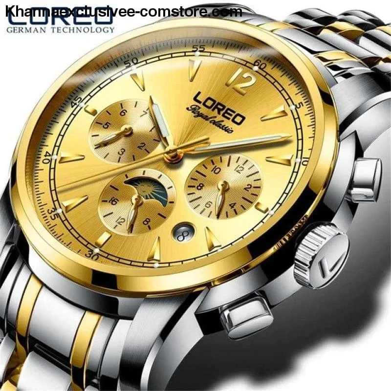 Luxury Fashion Brand Automatic Men's Watch Auto Mechanical 50m waterproof Sapphire Glass Wrist Watch