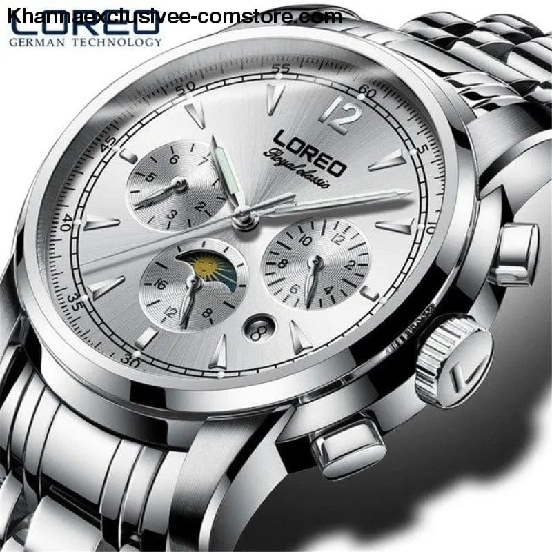 Luxury Fashion Brand Automatic Men's Watch Auto Mechanical 50m waterproof Sapphire Glass Wrist Watch