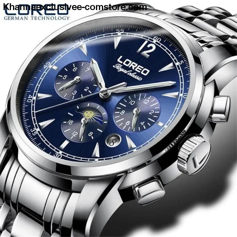 Luxury Fashion Brand Automatic Men's Watch Auto Mechanical 50m waterproof Sapphire Glass Wrist Watch