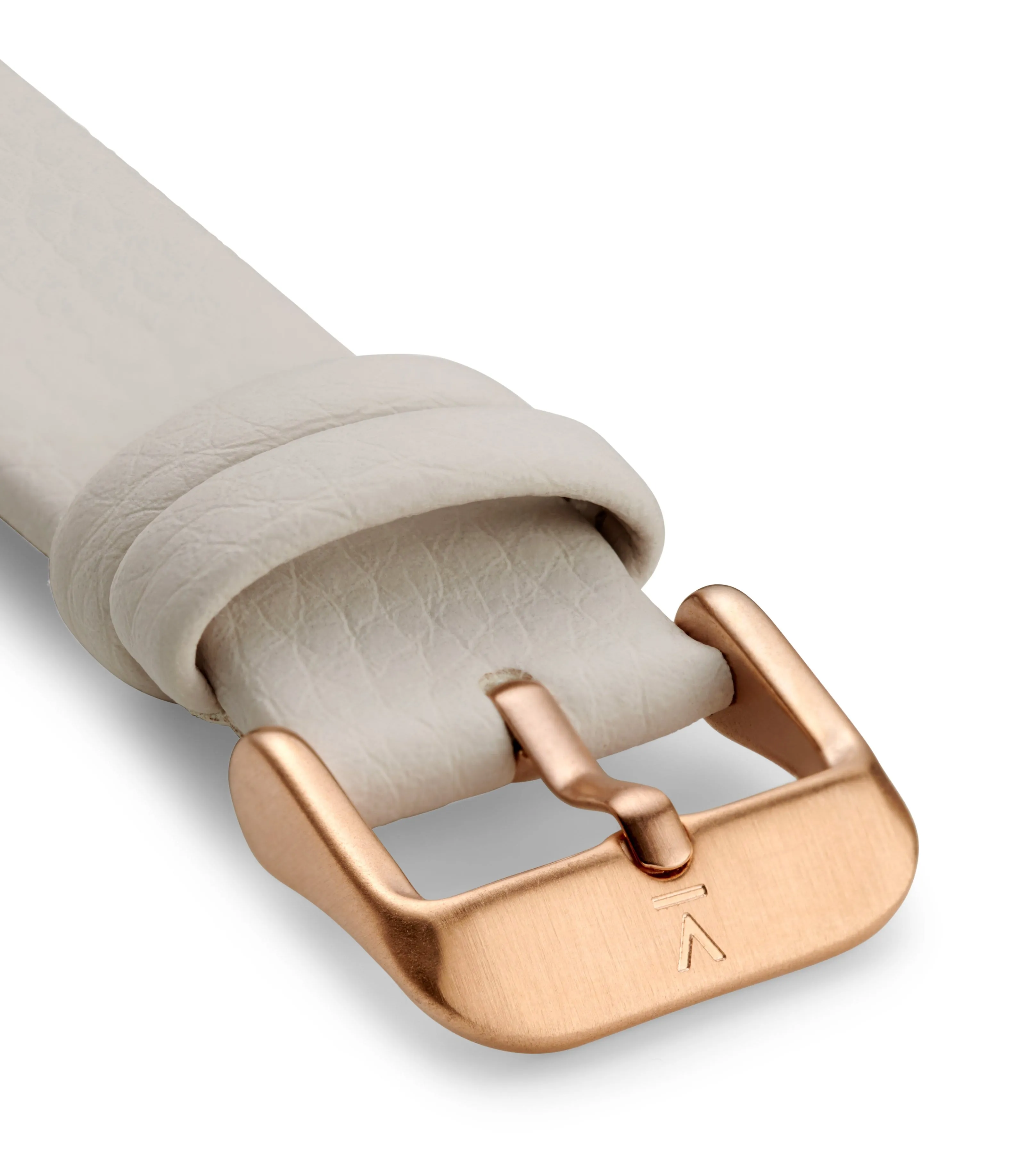 Lyka Watch with Rose Gold & Taupe Dial | Cloudy Grey Vegan Leather Strap