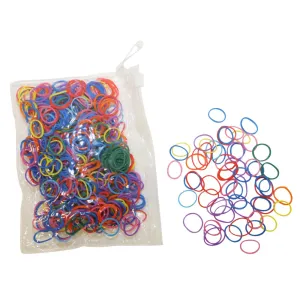 Mane Braid Rubber Bands Rainbow