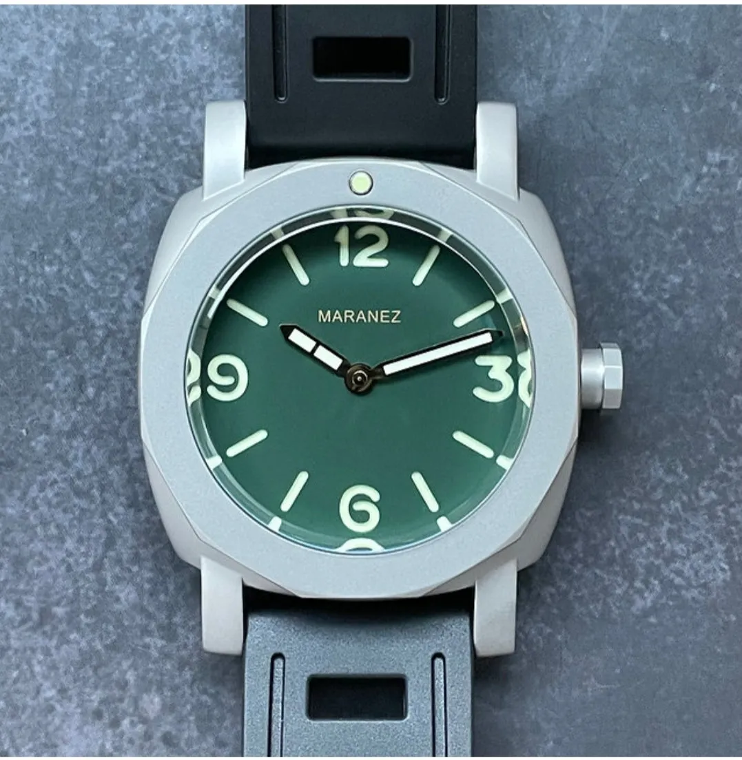 Maranez Karon steel automatic watch green Dial