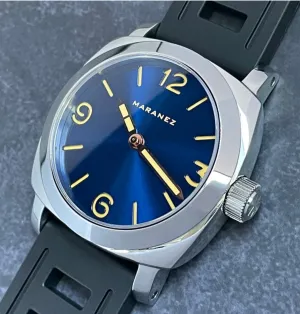 Maranez Layan Stainless Steel blue sunray watch
