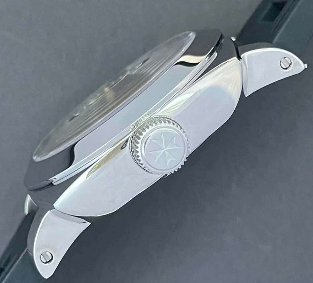 Maranez Layan Stainless Steel blue sunray watch