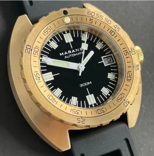 Maranez Samui Brass Watch Black