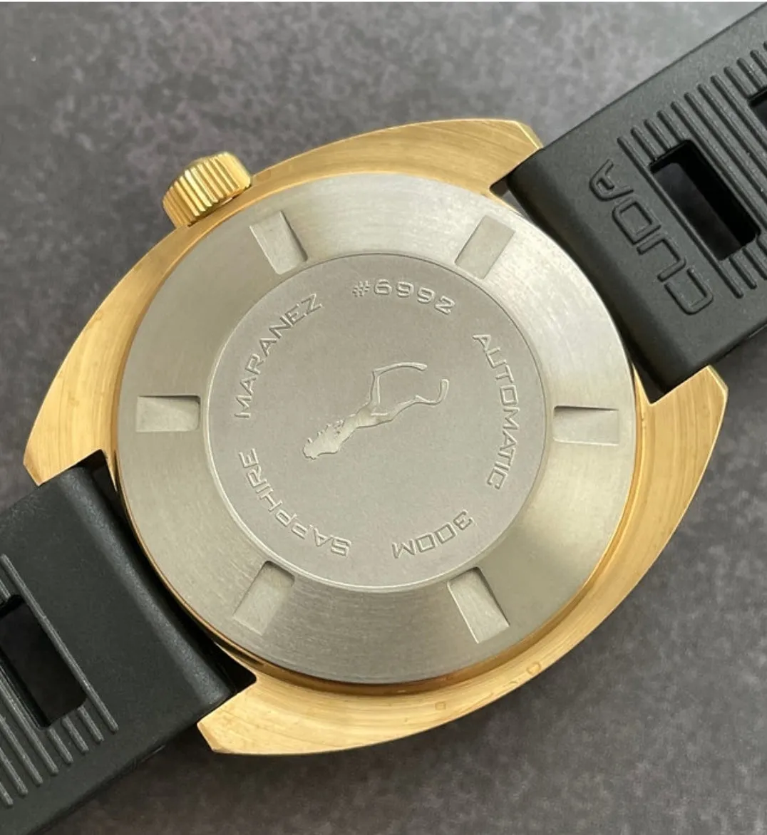 Maranez Samui Brass Watch Black