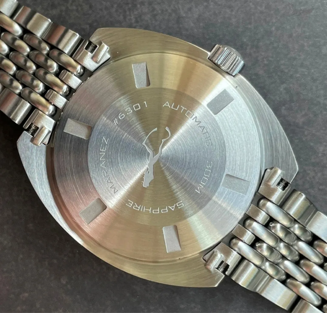 Maranez Samui Steel Automatic Watch Blue