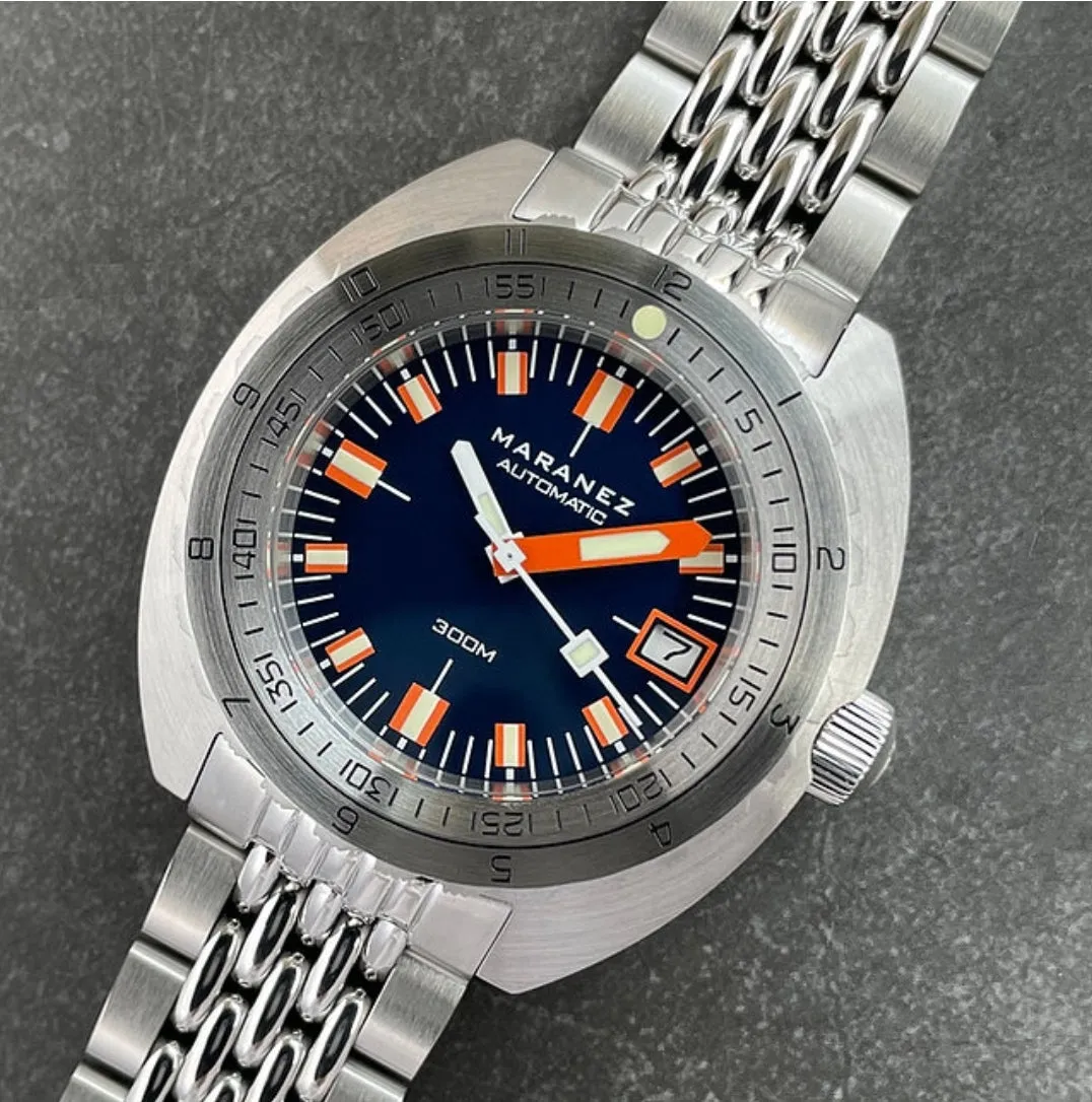 Maranez Samui Steel Automatic Watch Blue