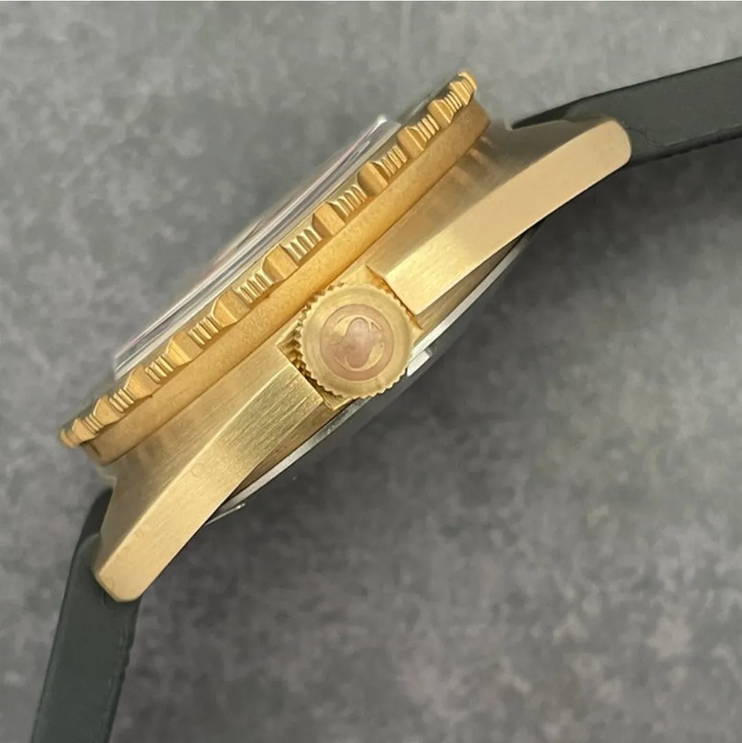 Maranez Samui Vintage Brass Watch Cream