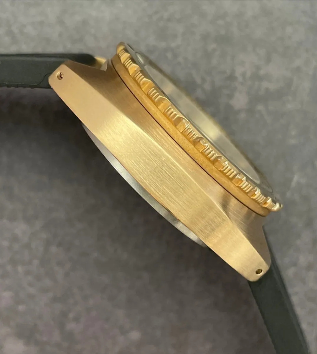 Maranez Samui Vintage Brass Watch Orange