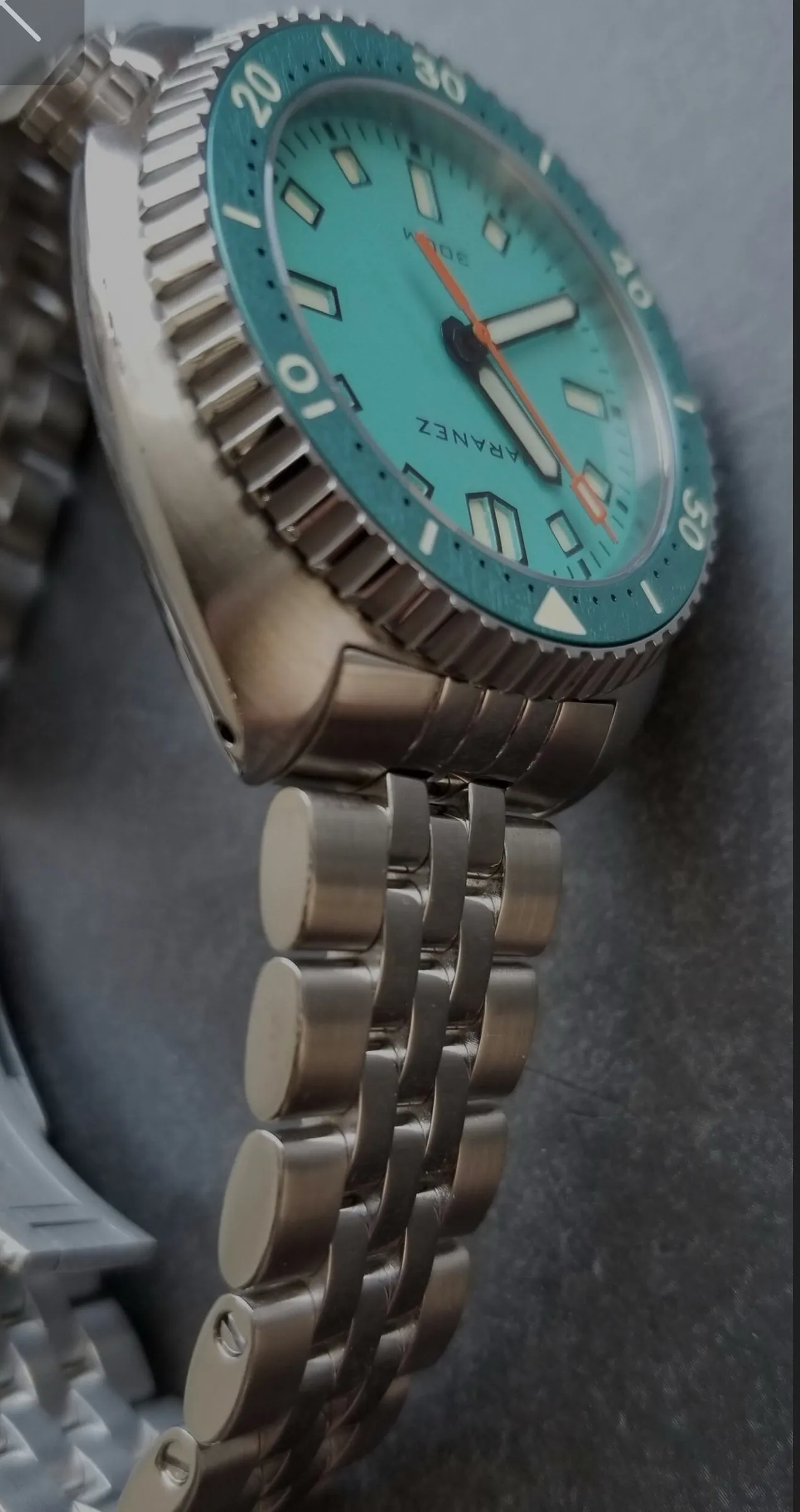 Maranez Tao Automatic Mechanical Watch turquoise