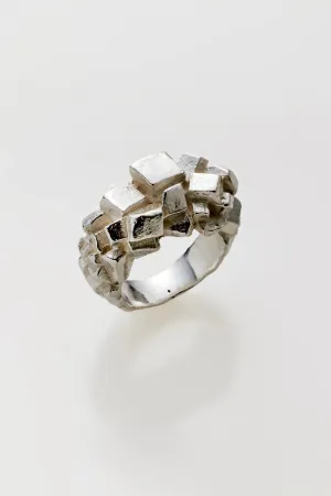 MARIE-ALEXANDRINE YVERNAULT | PYA SILVER XXL ARTO BAG RING
