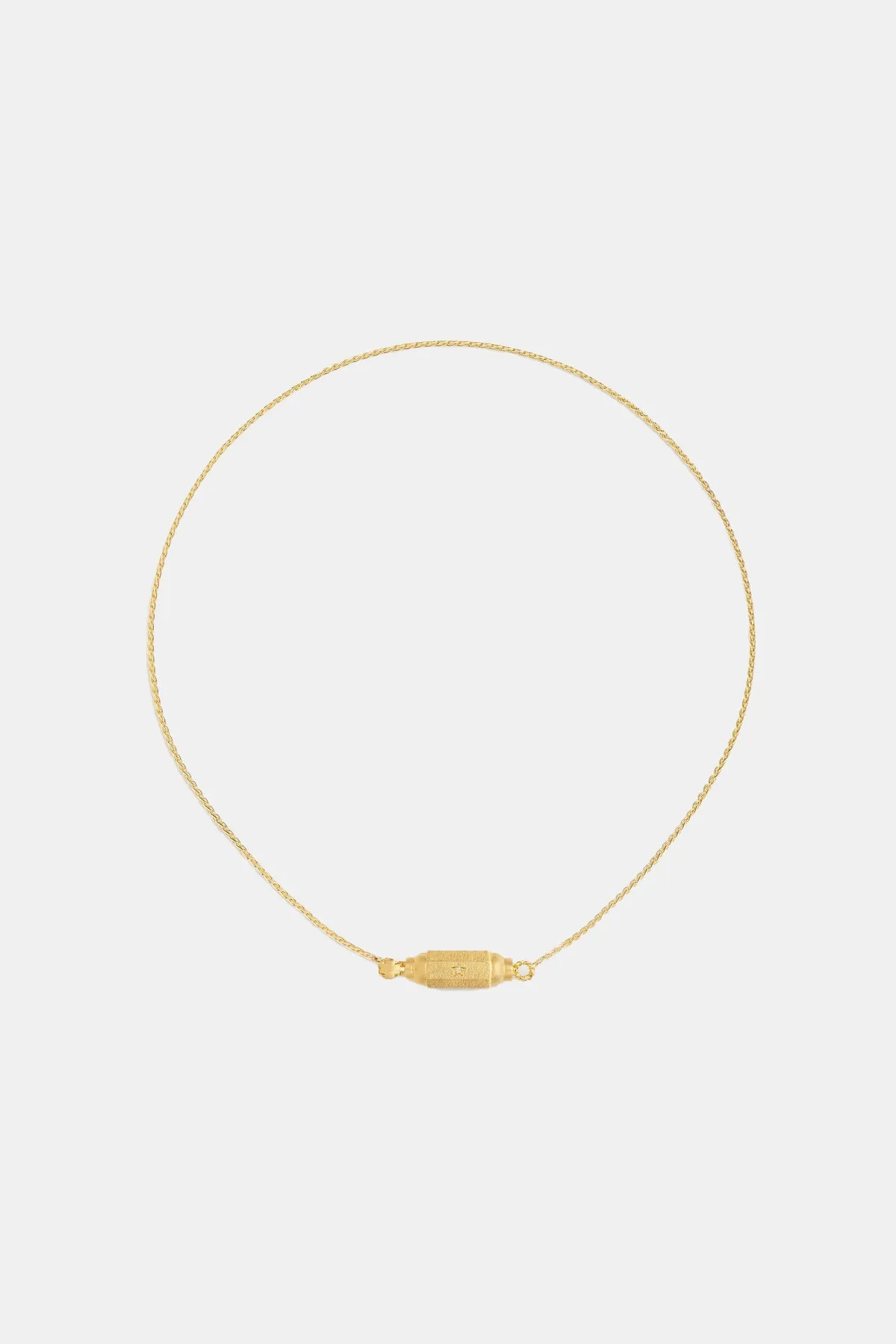 MARIE LICHTENBERG | 18K GOLD MICRO COCO DIAMONDS LOCKET NECKLACE