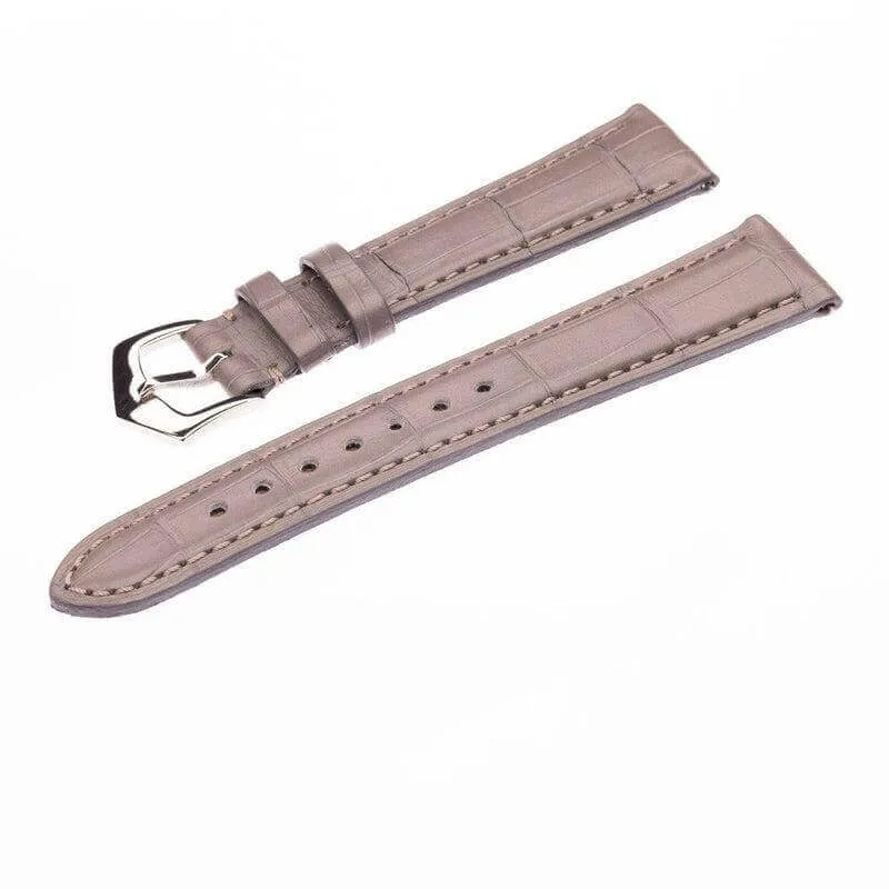 Matt Grey Alligator Watch Strap