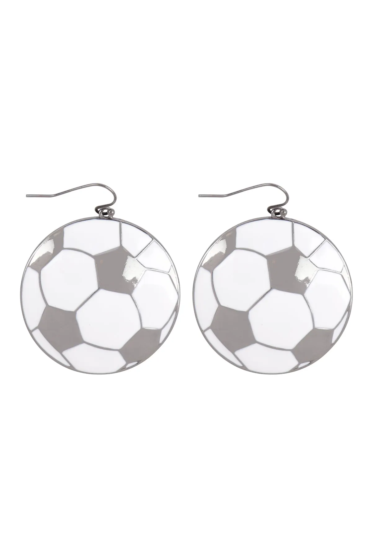 ME90169 - SPORTS ENAMEL FISH HOOK EARRINGS
