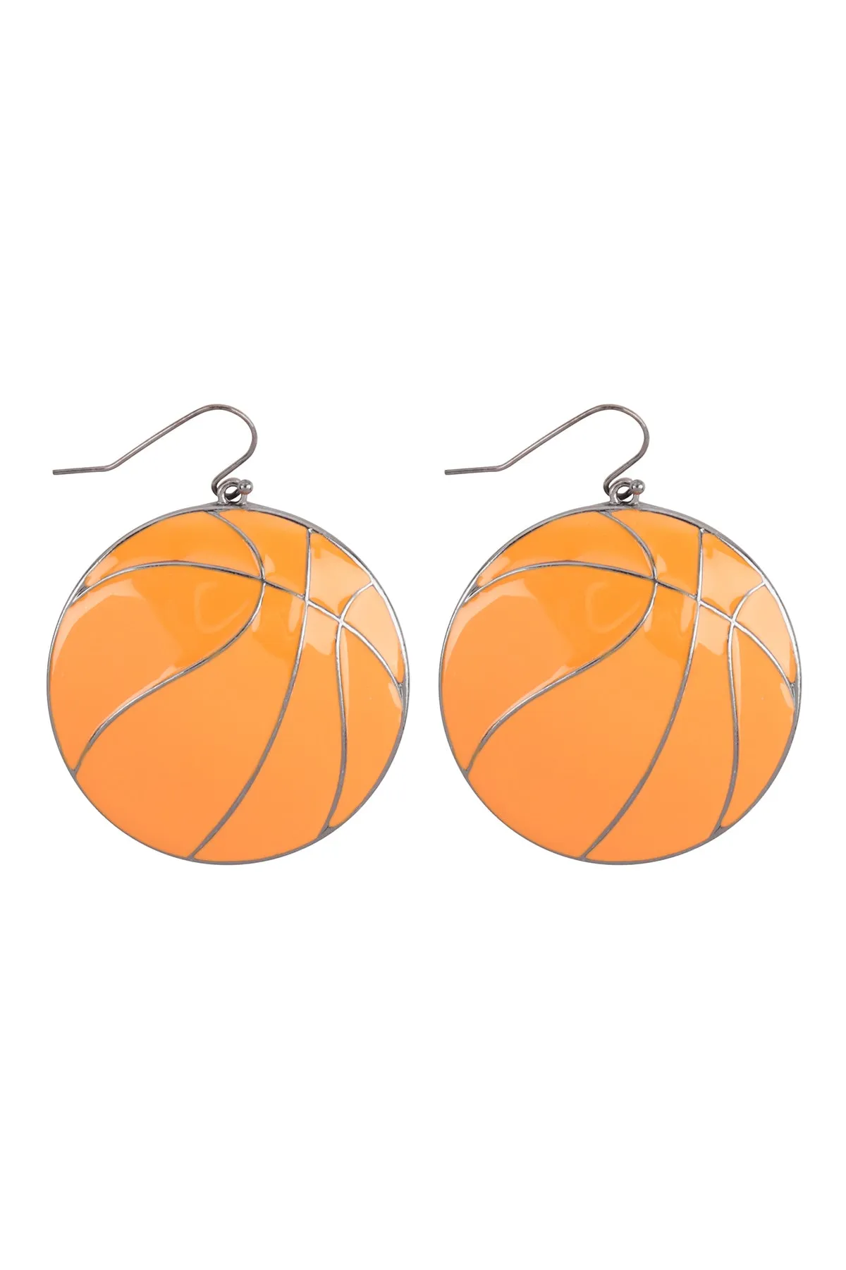 ME90169 - SPORTS ENAMEL FISH HOOK EARRINGS