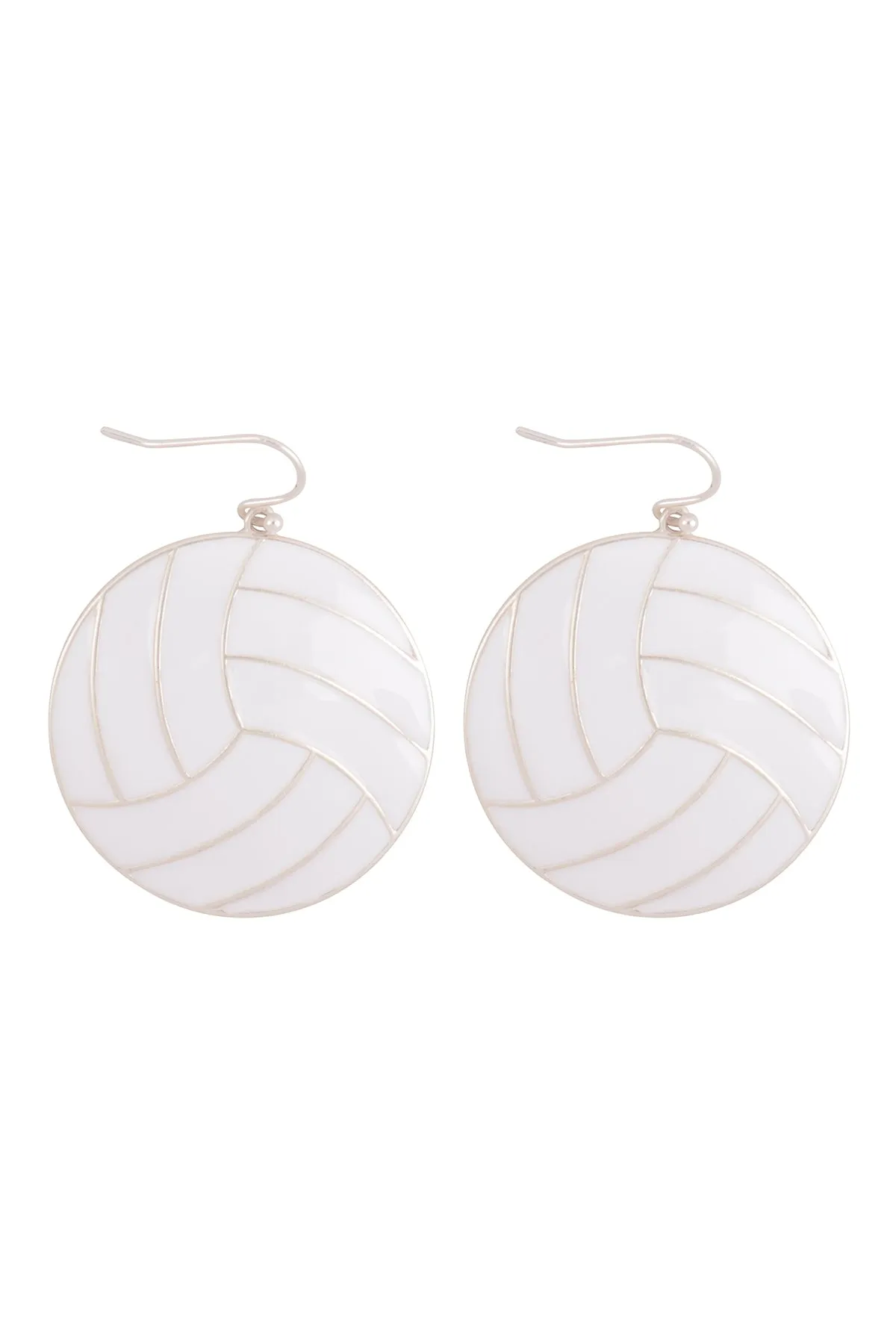 ME90169 - SPORTS ENAMEL FISH HOOK EARRINGS