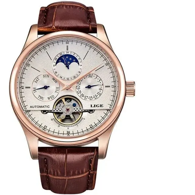 Men Mechanical Tourbillon Military Wristwatch