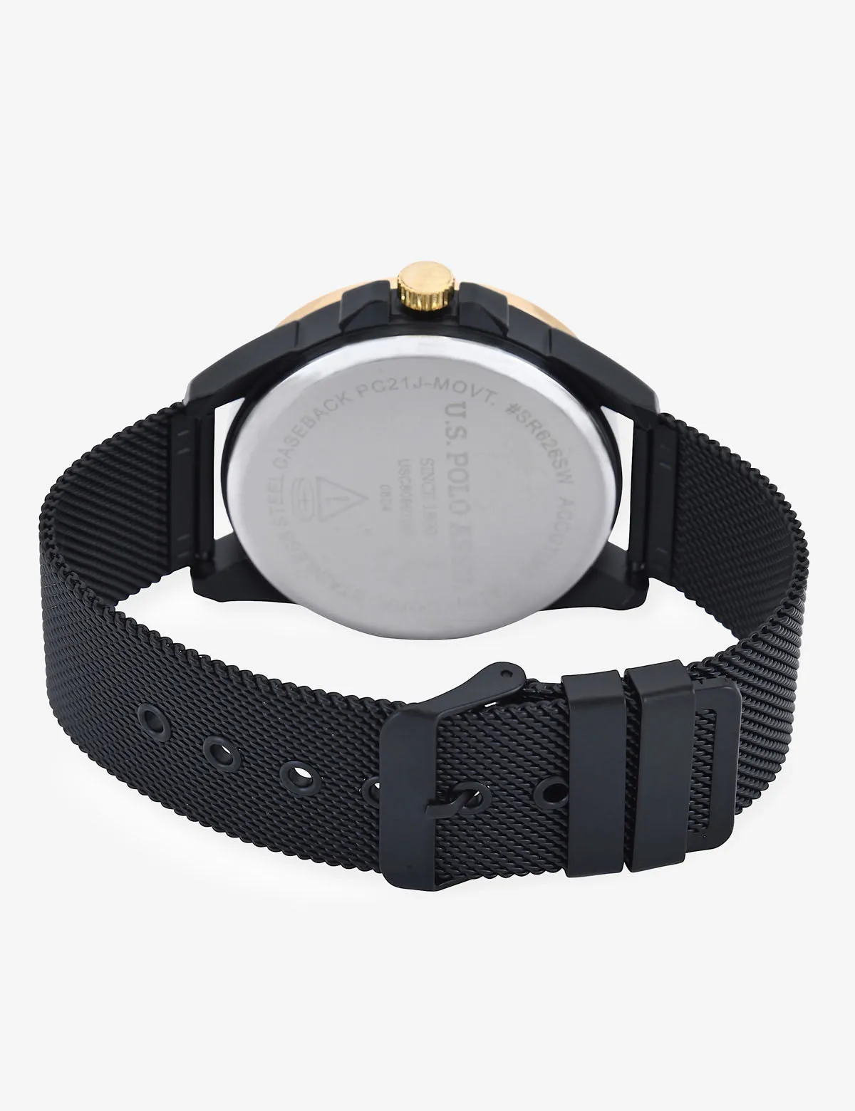 MEN'S TWO TONE MESH STRAP WATCH
