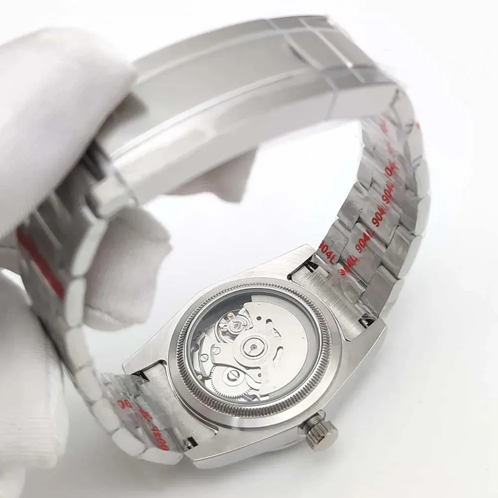Men's watches 36mm elegant watches nh35 movement automatic mechanical watches stainless steel waterproof luminous watches
