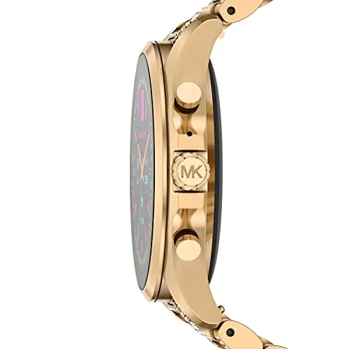 Michael Kors Men's or Women's Gen 6 44mm Touchscreen Smart Watch with Alexa Built-In, Fitness Tracker, Sleep Tracker, GPS, Music Control, Smartphone Notifications (Model: MKT5136V)